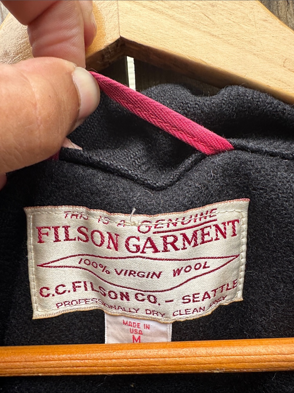 Filson Black mackinaw wool Jacket - Picture 6 of 10